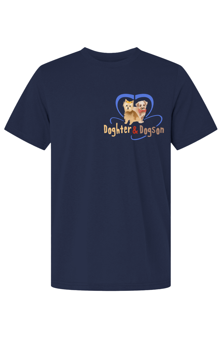 Doghter & Dogson’s Eco-Conscious Pawrent Merch Tee-Drk