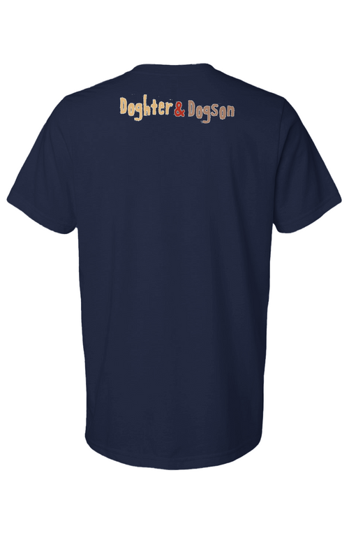 Doghter & Dogson’s Eco-Conscious Pawrent Merch Tee-Drk