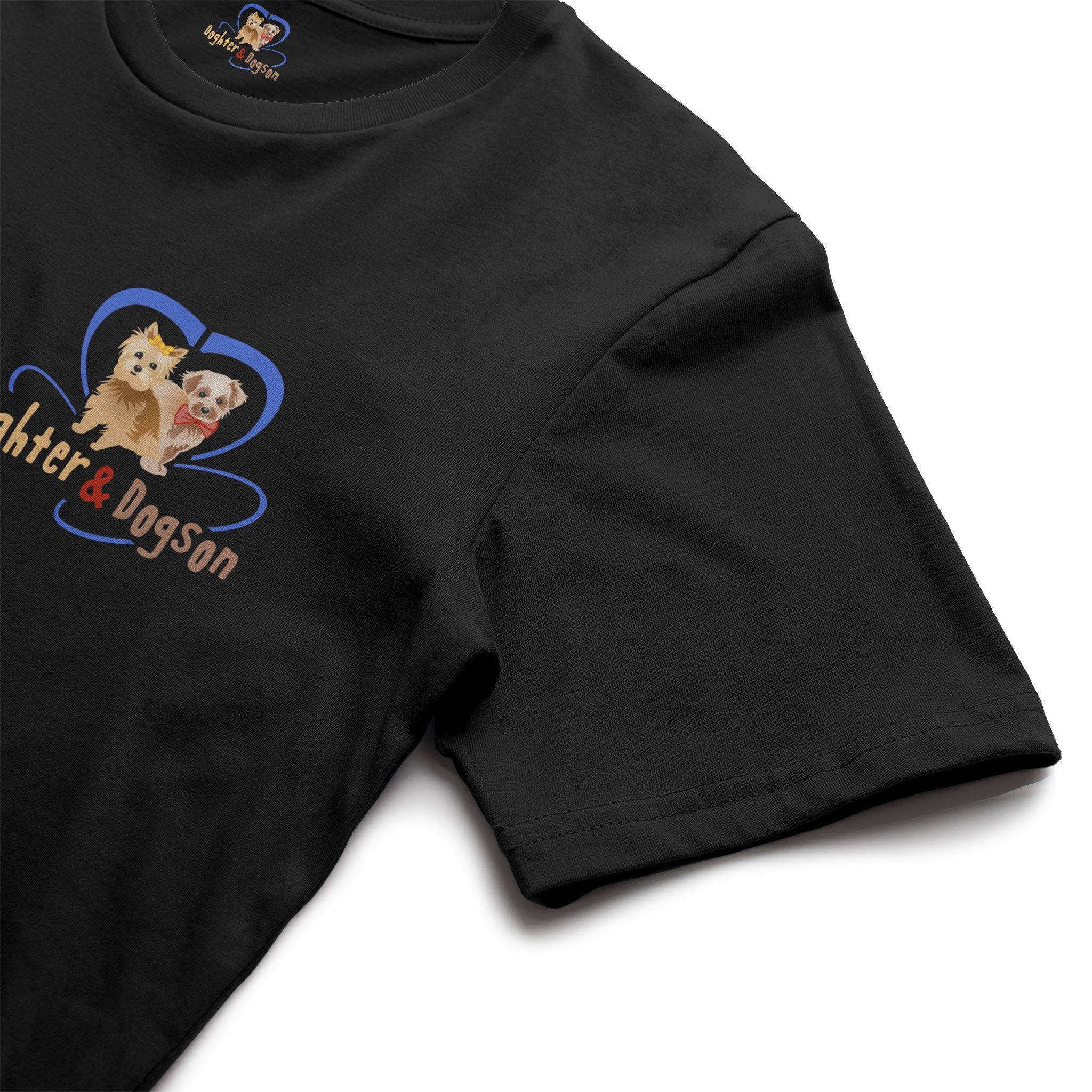 Doghter & Dogson’s Eco-Conscious Pawrent Merch Tee-BLK